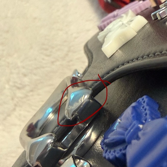 Coach Tabby Shoulder Bag with Multicolor Bow Embellishments - Picture 10 of 10